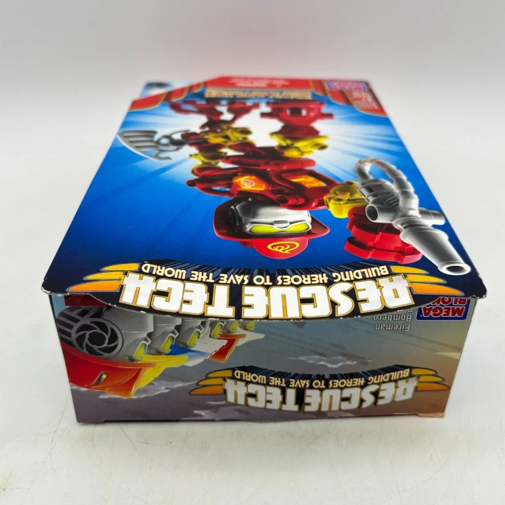 MEGA BLOKS Rescue Tech Fireman 2006 8009 16 Pieces Kids
